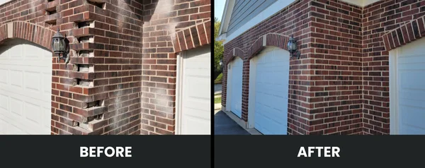 Brick Repair before and after 7