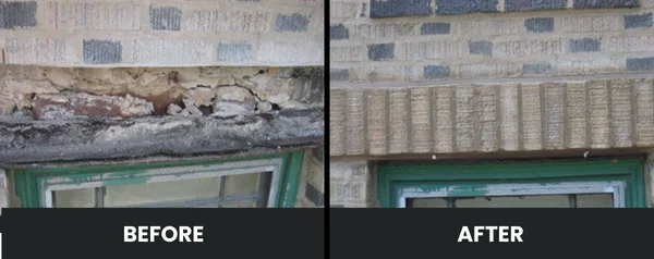 Lintel Replacement before and after 3