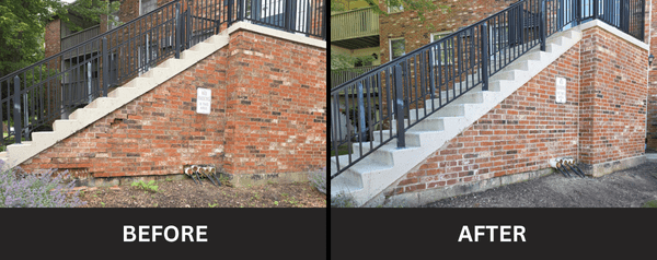 Masonry Restoration before and after 2