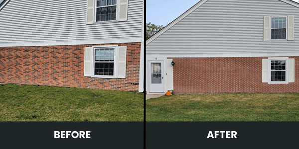 Panel Brick Repair before and after 2