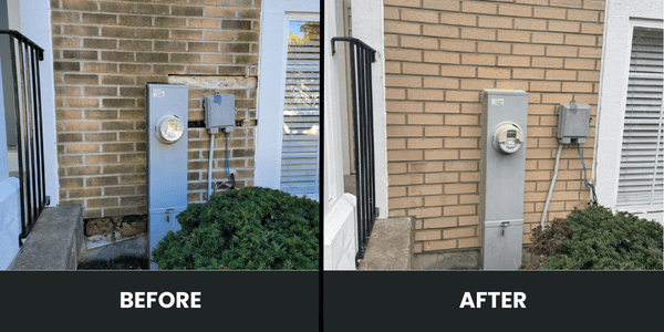 Panel Brick Repair before and after 3