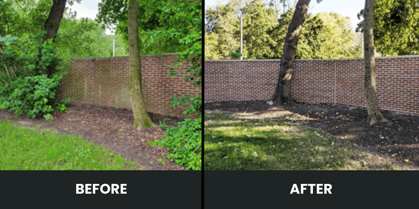 Power Washing before and after 2