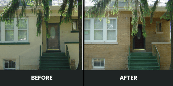 Power Washing before and after 4
