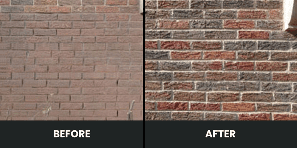 Power Washing before and after 6