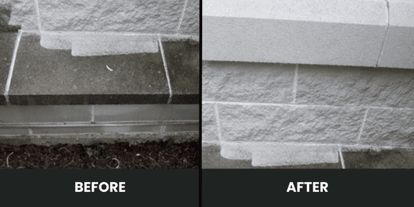 Power Washing before and after 9