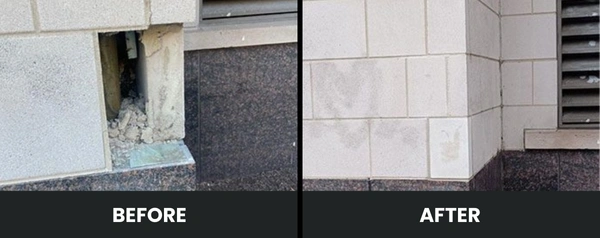Stone Restoration before and after 1