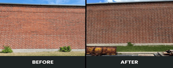 Tuckpointing before and after 8
