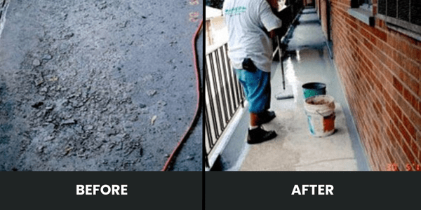 Waterproofing before and after 3