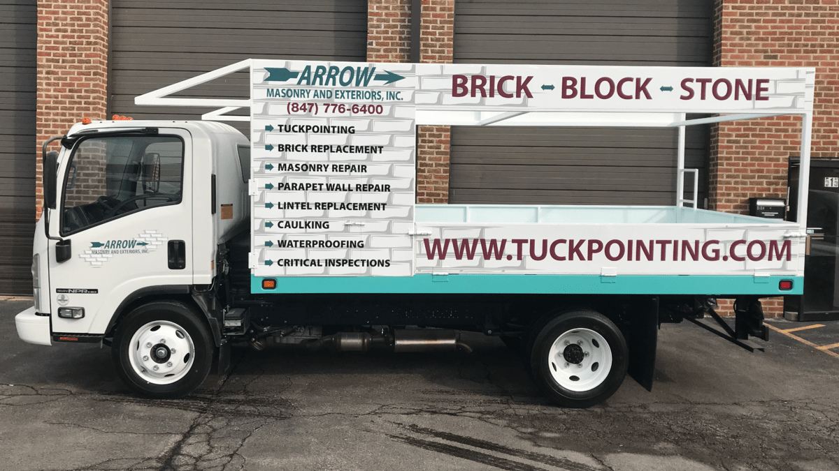 Arrow Masonry and Exteriors truck